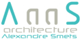 Logo AaaS Architecture, bureau d’architecture d’Alexandre Smets